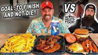 Smashing @Beardmeatsfood's Record vs Herkkules' Brunch Food Challenge in Finland!!