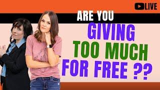 Are you giving away too much content for free?