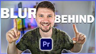 Get Blurry Background In Premiere Pro 2022 - No Expensive Cameras!!!