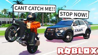 Police Caught Me Doing Motorcycle Stunts! in South West Florida (Roblox)