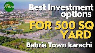 Best Investment Option For 500 SQ Yard Plots in Bahria Town Karachi