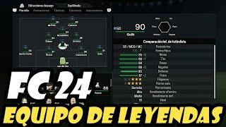 Como jugar con el EQUIPO de LEYENDAS en EA Sports FC 24 (FIFA 24)️