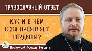 КАК И В ЧЁМ СЕБЯ ПРОЯВЛЯЕТ ГОРДЫНЯ ?  Протоиерей Феодор Бородин