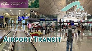 Airport Transit: WALK TOUR | Hong Kong International Airport 