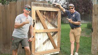 The EASIEST Way To Build (Or Rebuild) A Wood Gate