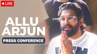 LIVE: Allu Arjun's Press Conference after release from Central Prison Chanchalguda | Pushpa 2