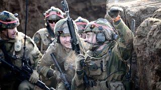 Trench combat training with Norwegian Engineer Battalion