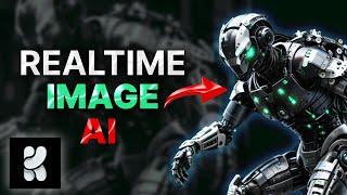 REAL-TIME IMAGE GENARATION FOR FREE! KREA AI