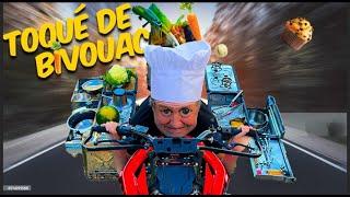 MOTO CUISINE ►  1 CHEF ME FAIT UN REPAS 5 * EN BIVOUAC