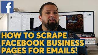 How To Scrape Facebook Business Pages For Emails with ScrapeBox