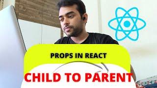 How to pass props from  child to parent react.js 