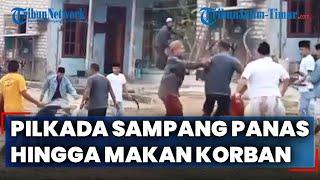 PILKADA SAMPANG PANAS HINGGA MAKAN KORBAN! Saksi Paslon Dibacok Rame-rame