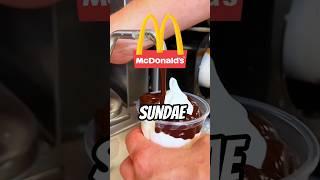 THE MCDONALD’S SUNDAE SECRET RECIPE!? #shorts