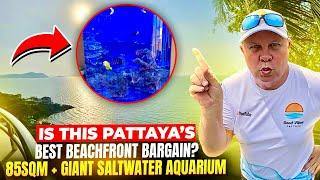 Is THIS Pattaya’s ULTIMATE Beachfront Bargain? 85sqm + GIANT Aquarium Inside!