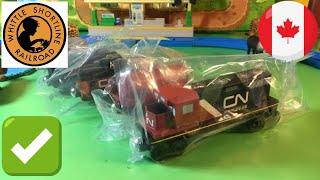 unpack Whittle Shortline Railroad wooden Canadian National trains (03219)