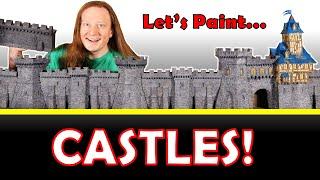 How to Paint Castles! (Warhammer Siege, Tabletop World, and Beyond!)