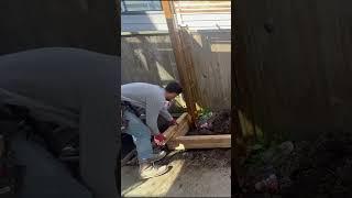 DIY GARDEN BOX! #shorts #construction #carpentry #renovation #garden