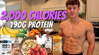 Full Day of Eating 2,000 Calories | EXTRA High Protein Diet for Fat Loss