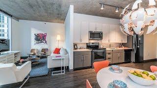 An 04-tier 1-bedroom model at the Loop's new Linea apartments