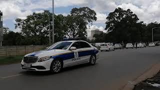 Watch the Zim Presidential Motorcade