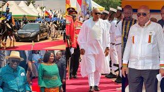 Breathtaking arrival of Prez Mahama, Fmr Prez Akuffo Addo & Vice Naana @68 Independence Day celeb..