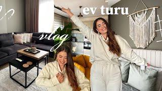 VLOG | Ev Turu  | 2+1 Giyinme Odalı 90m2 Evimiz 