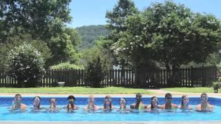 Kids Create Bellagio-style Water Show in Pool