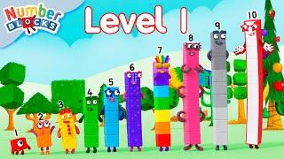 ️Building All Numberblocks 1 to 10: Learn and Play Together Level 1| Learn to count | Numberblocks