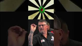 UNREAL! TRIPLE BULLSEYE by Gary Anderson  #darts #shorts #trickshot