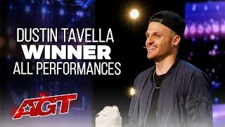 Dustin Tavella | AGT WINNER | All Performances | America's Got Talent 2021