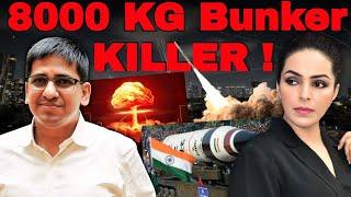 India's New Agni-5 Bunker Buster Missile | 8000kg Warhead | 100m Deep Strike Capability |Amber Zaidi