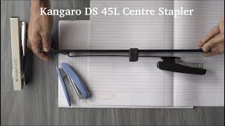 How to use Kangaro DS-45L Center Stapler to Center Staple a Booklet or a Notebook