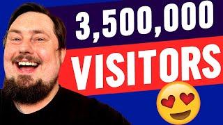 3,500,000 Visitors (2 Free Traffic Sources)