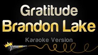 Brandon Lake - Gratitude (Karaoke Version)