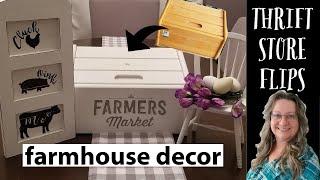 Farmhouse Thrift Store Flips 2020~Trash to Treasure Makeovers~Home Decor Upcycles~Rustic Home Decor