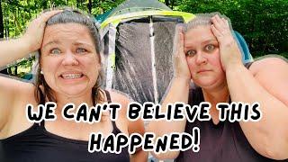 CAN'T BELIEVE THIS HAPPENED WHILE TENT CAMPING | FRANCONIA NOTCH SP | LAFAYETTE PLACE CAMPGROUND