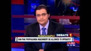 Arnab Gowami's Take On Nawaz Sharif's Reference To Burhan Wani