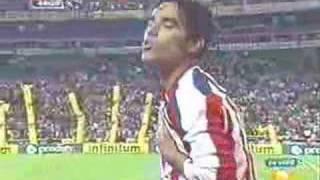 Omar Bravo 1er Gol CHIVAS vs TOLUCA final ida