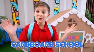 Roma went to Cardboard School | Diana & Roma Shows