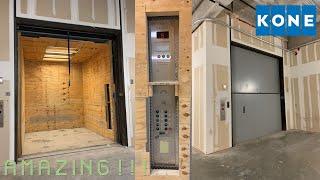 AMAZING and TALKING KONE Traction Freight elevator @ The American Dream Mall - East Rutherford, NJ