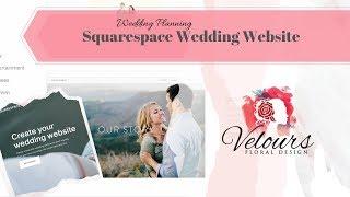 Creating Your Wedding Website Using Squarespace