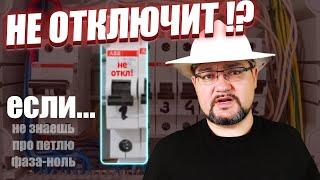 ПОЧЕМУ АВТОМАТ НЕ ОТКЛЮЧАЕТ ТОК ЗАМЫКАНИЯ? РАСКРЫВАЮ ТАЙНУ ПЕТЛИ ФАЗА-НОЛЬ! #энерголикбез #фаза