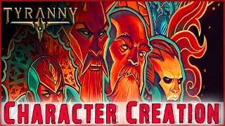 TYRANNY CHARACTER CREATION, CUSTOMIZATION & CONQUEST Walkthrough Gameplay |  PC Full HD