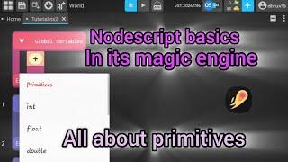 Nodescript basics tutorial All about primitives #itsmagicengine #node.ns2 #tutorial