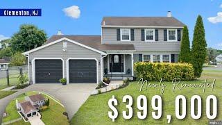 MUST SEE NEWLY Renovated | NEW Jersey House Tour | 4 Bedrooms | Clementon  | 2 Story | 3 Baths