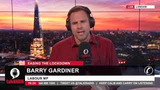 Barry Gardner Opposes Loosening the Lockdown on 1 June