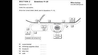 VERY DIFFICULT MAP - I WONDER YOUR POINTS IELTS LISTENING