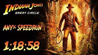 Indiana Jones and the Great Circle - Any% Speedrun - 1:18:58