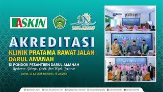 AKREDITASI KLINIK PRATAMA RAWAT JALAN DARUL AMANAH