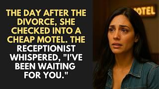 The Day After The Divorce, She Checked Into A Cheap Motel. The Receptionist Whispered, “i’ve Been...